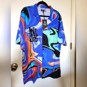 Mens 3xl button down dress shirt NWT